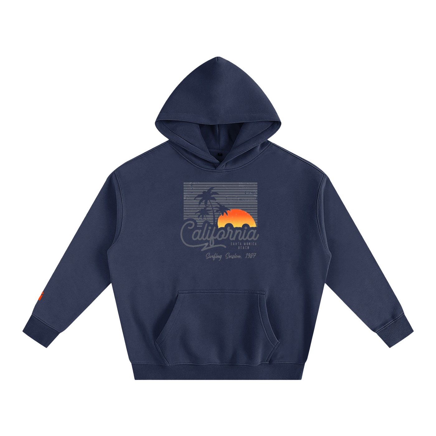 GreyOrigin California Sunset Fleeced Hoodie