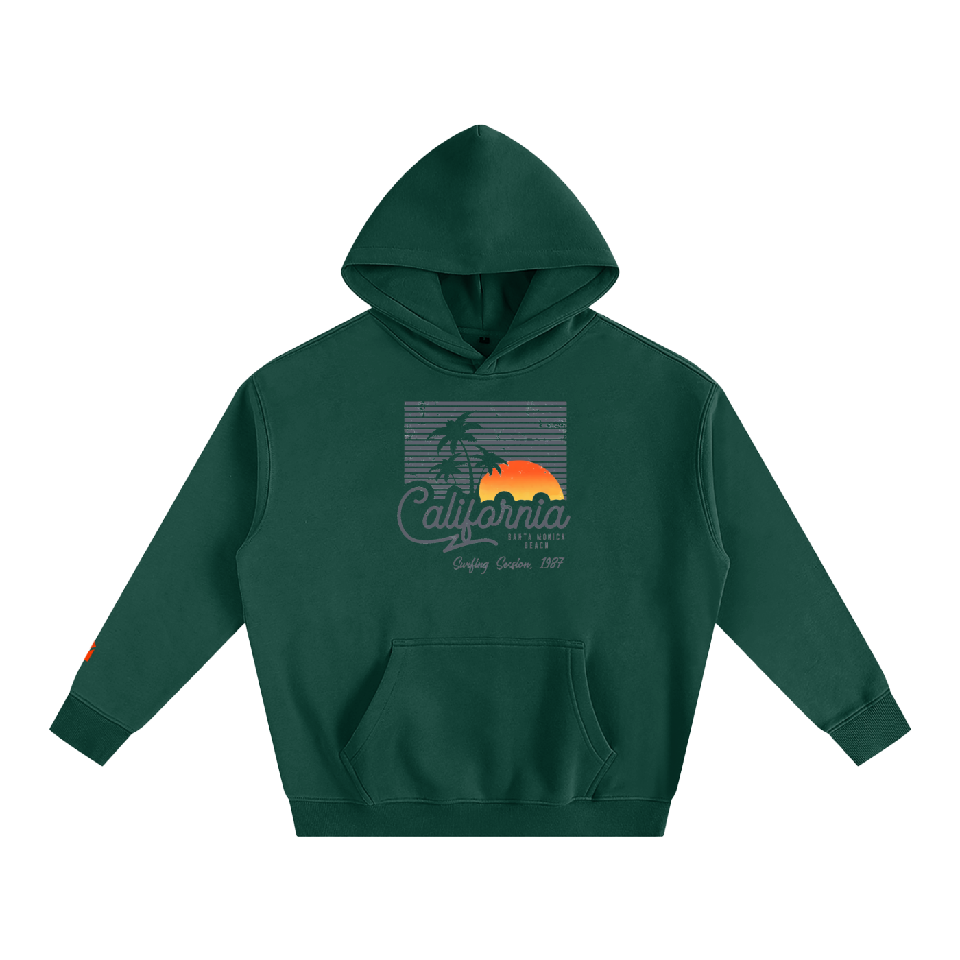 GreyOrigin California Sunset Fleeced Hoodie