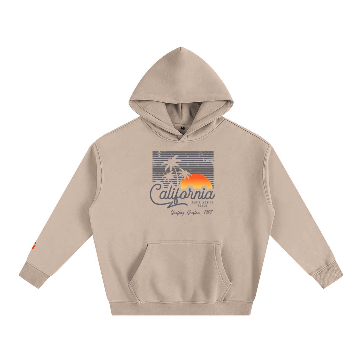 GreyOrigin California Sunset Fleeced Hoodie