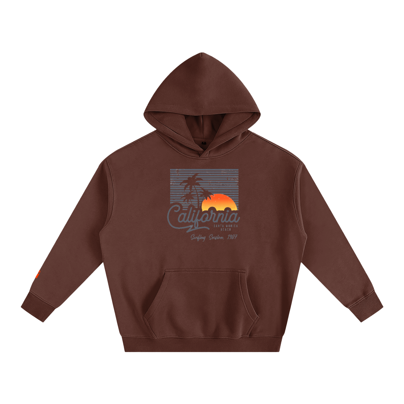 GreyOrigin California Sunset Fleeced Hoodie